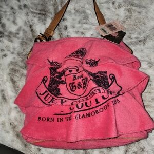 Juicy Couture Pink Crest Shoulder Bag